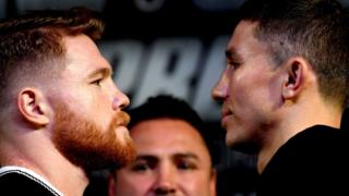 Gennady Golovkin y Saúl "Canelo"' Álvarez