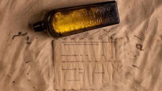 বোতলটি সমুদ্রে ছোঁড়া হয়েছিলো ১৩২ বছর আগে