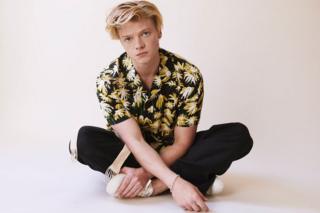 Tom Rhys Harries: Yr actor ar y brig ar Netflix - BBC Cymru Fyw