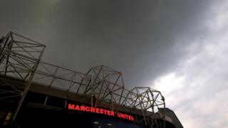 A general shot of Old Trafford