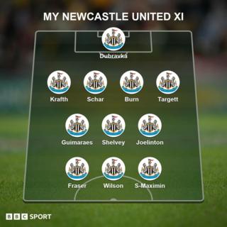 Newcastle team of the season
