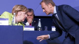 Merkel ve Tusk