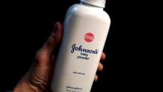 Pomo de talco para bebés de Johnson & Johnson