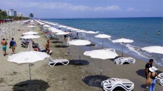 شاطئ في قبرص