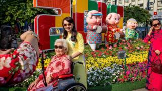 Ảnh chụp ở Sài Gòn ngày 3/2/2019