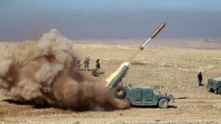Ibirindiro vya IS vyarashwe imbere yo kwinjira muri Mosul