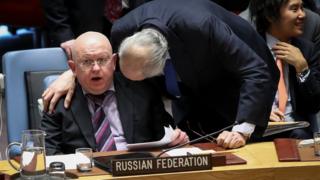Василий Небензя, Башар Джафари