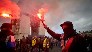 Париж, протесты