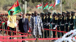 Macron,Kabore,Burkina,France