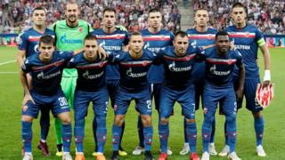 Ekipa Crvene zvezde u Austriji