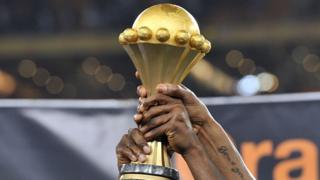 Le trophée de la Coupe d'Afrique des nations.