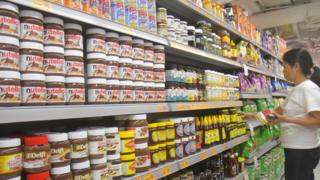 Süpermarkette nutella