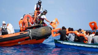 Rescate de refugiados