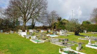 Findon cemetery in West Sussex