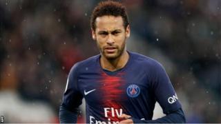 Mshambuliaji wa timu ya PSG, Neymar