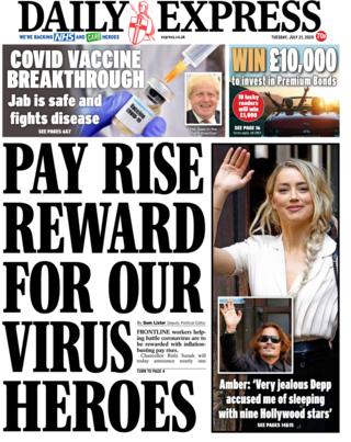 Daily Express 21 July 2020