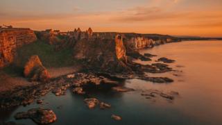 The Antrim coast