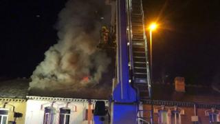 The blaze on Pershore Road