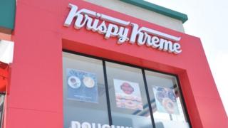 Front of Krispy Kreme shop