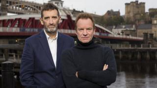 Jimmy Nail and Sting