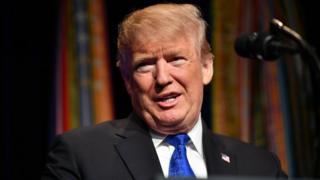 Donald Trump em 17 de janeiro