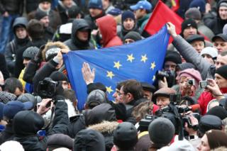 Учасники протесту у листопаді 2014 року
