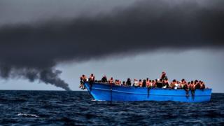 Oko oju omi lori okun ni orile ede Libya