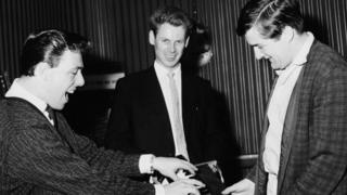 Les Reed, Vic Flick and Mike Peters