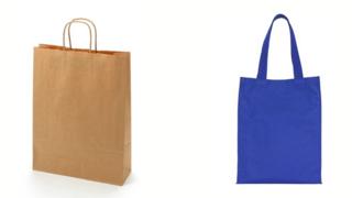 Paper and cotton bags