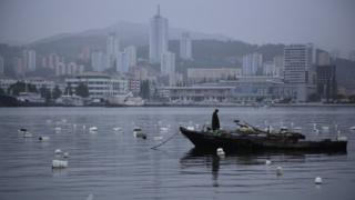 A fishing boat in North Korea (21 June 2016)