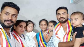પંકજ રાઠોડ અને મહેન્દ્ર રાઠોડ પરિવાર સાથે