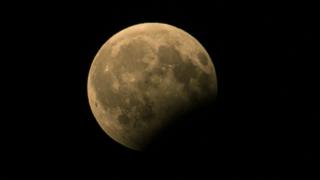 A partial eclipse