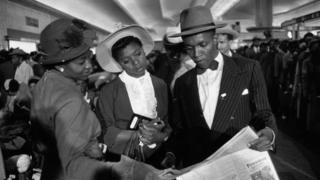 Newly arrived immigrants from the West Indies in Southampton in 1956