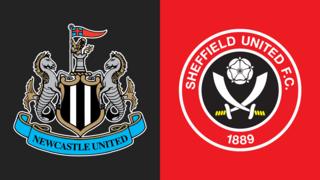 Newcastle United v Sheffield United graphic