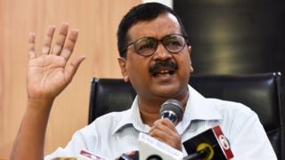 Delhi Chief Minister Arvind Kejriwal during a press conference at his official residence at Civil Lines over IAS officers strike on June 11, 2018 in New Delhi, India.