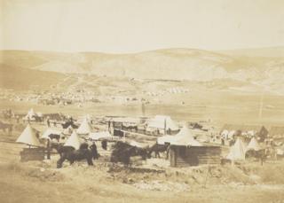 A base camp for the 5th Dragoon Guards