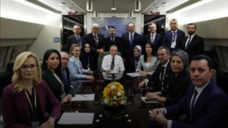 erdoğan azerbaycan dönüş uçak gazeteci