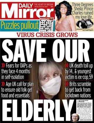 Daily Mirror 16 March