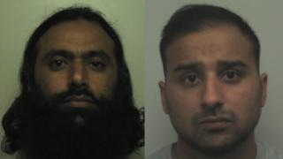 Nadeem Akhtar (l) and Mohammed Zufeer