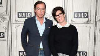 Designers Andy Spade and Kate Spade in New York City in 2017.