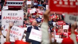 U.S. President Donald Trump speaks at a campaign rally in Charlotte, North Carolina, U.S., March 2, 2020