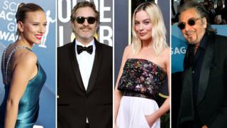 Left-right: Scarlett Johansson, Joaquin Phoenix, Margot Robbie and Al Pacino