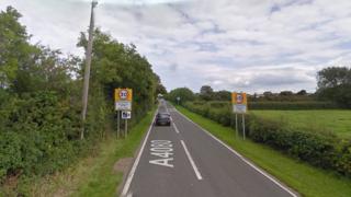 A4080 near Brynsiencyn, Anglesey