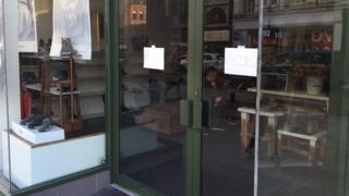 A number of premises in Belfast city centre were affected