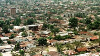 Vue aérienne de Kinshasa, la capitale de la RDC où le chargé d'affaires nigérian a été délogé.