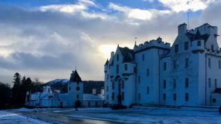 Snowy Blair Castle
