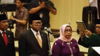 OSO saat dilantik menjadi Ketua DPD pada 2017.