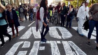 Anti-Ceta protest, Brussels, 20 Sep 16