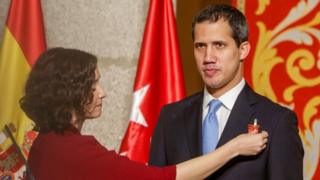 Guaidó en Madrid