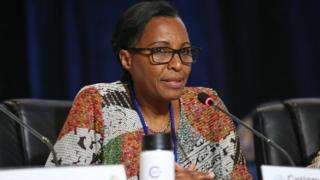 Madamu Cyriaque Nikuze Sendashonga, umupfakazi wa Seth Sendashonga wabaye Minisitiri w'ubutegetsi bw'igihugu w'u Rwanda